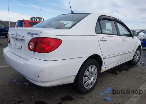 2004 Toyota Corolla Le z USA, uszkodzony, nr VIN 2T1BR32E04C192234